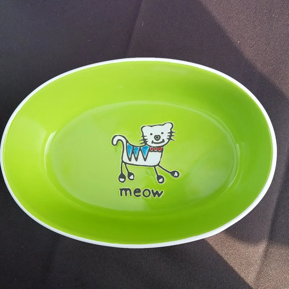 Cat Kitten Food Bowl